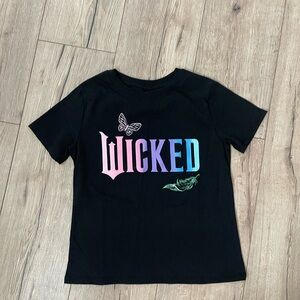 Hybrid Apparel Black Kids T-Shirt with Colorful 'Wicked' Design